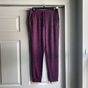 Zella loungewear jogger pants maroon size 14/16 youth